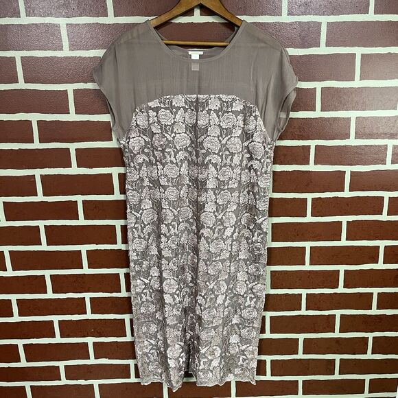 Sundance Angelica Dress Mesh Sheer Embroidered Lace Body Lined Cottage Core S - Picture 1 of 7